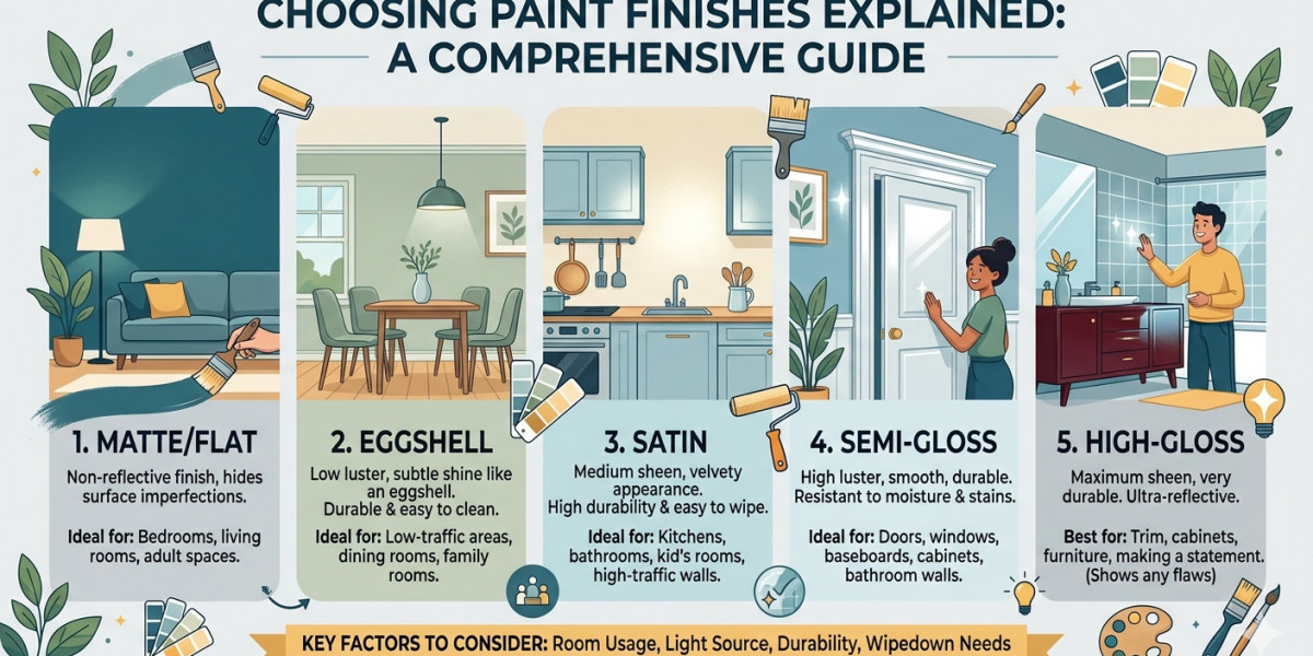 Choosing Paint Finishes Explained: A Comprehensive Guide