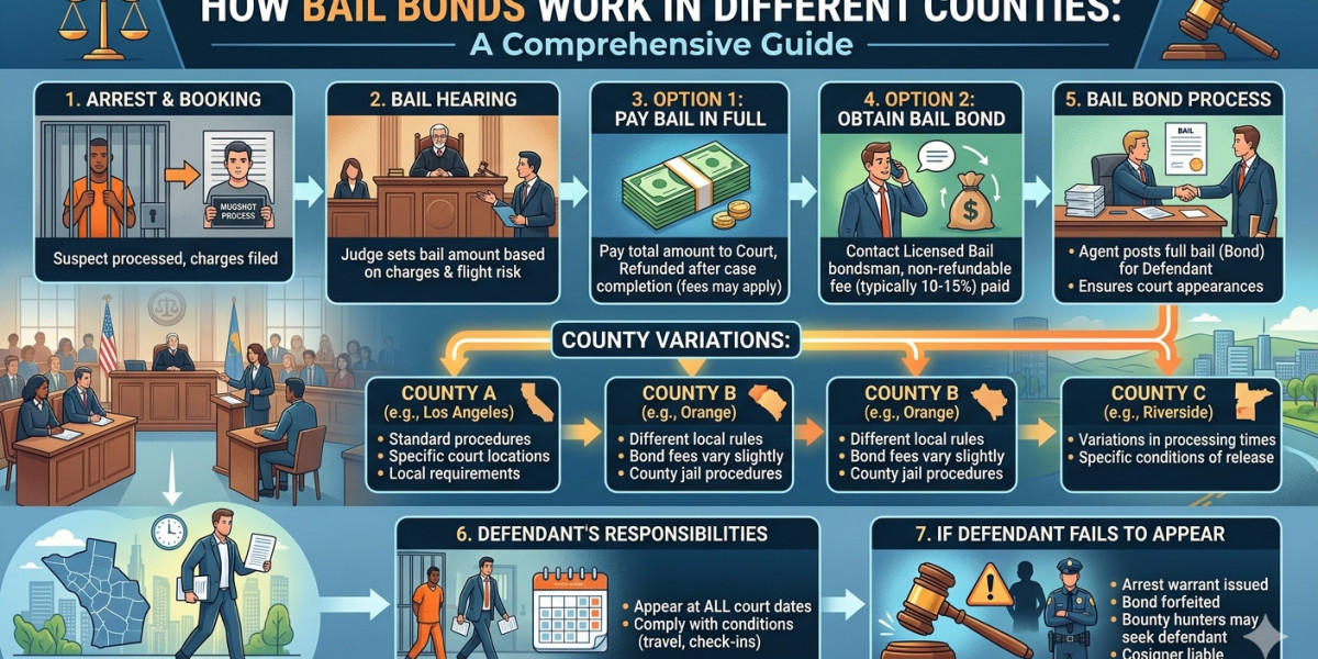 How Bail Bonds Work in Different Counties: A Comprehensive Guide