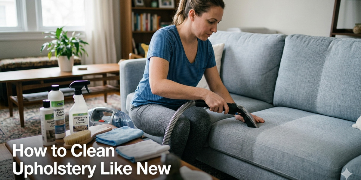 How to Clean Upholstery Like New