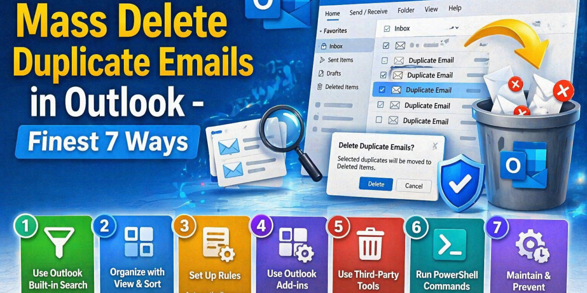 How to Mass Delete Duplicate Emails in Outlook - Finest 7 Ways